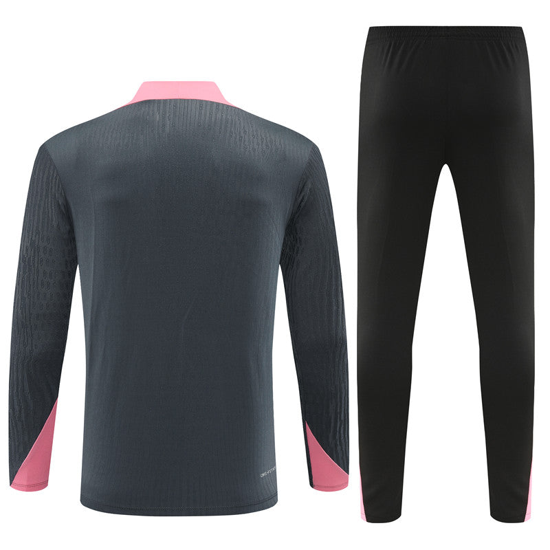 Buzo Completo PSG Gris Rosado