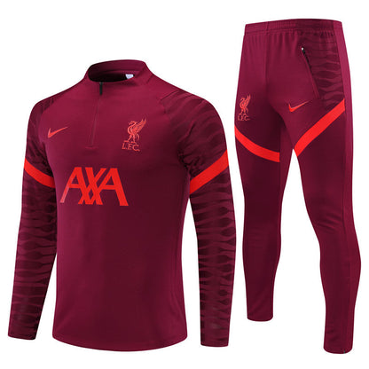 Buzo Completo Liverpool Diseño Rojo 2021/22