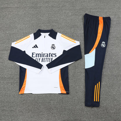 Buzo Completo Real Madrid Blanco Azul