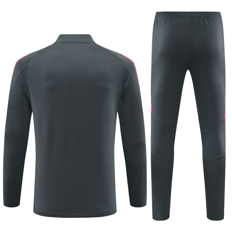 Buzo Completo Alemania Gris Rosado