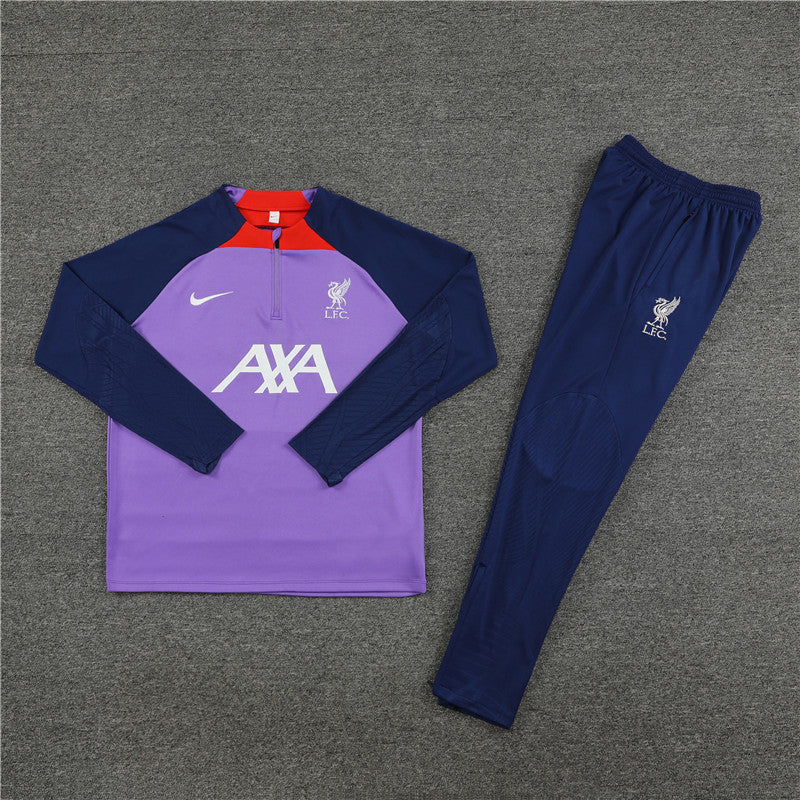 Buzo Completo Liverpool Morado Azul