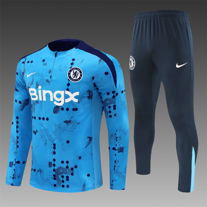 Buzo Completo Chelsea Celeste Azul