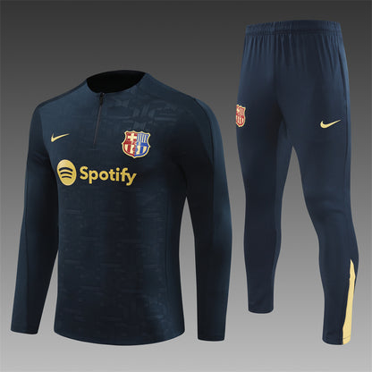 Buzo Completo FC Barcelona Diseño Negro