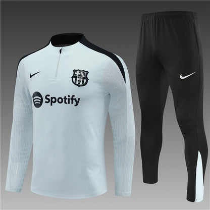 Buzo Completo FC Barcelona Blanco Negro
