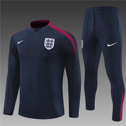Buzo Completo Inglaterra Negro Burdeo