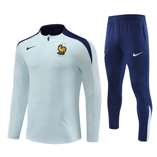 Buzo Completo Francia Blanco Azul