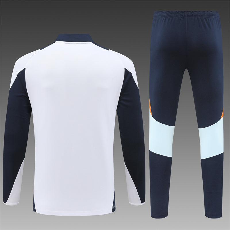 Buzo Completo Real Madrid Blanco Azul