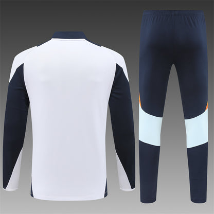 Buzo Completo Real Madrid Blanco Azul