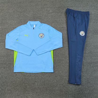 Buzo Completo Manchester City Celeste Verde