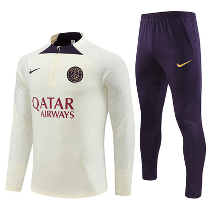 Buzo Completo PSG Crema Morado