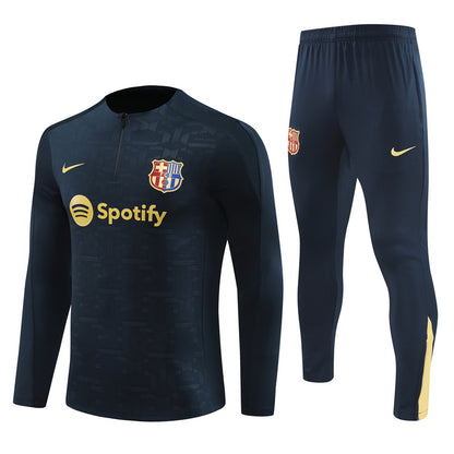 Buzo Completo FC Barcelona Diseño Negro