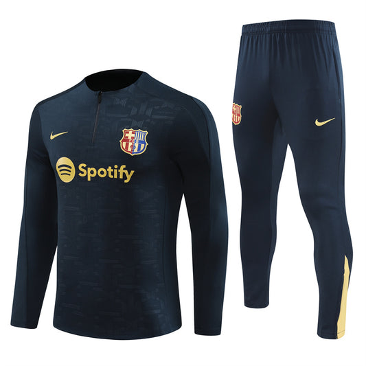 Buzo Completo FC Barcelona Diseño Negro