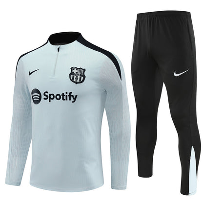 Buzo Completo FC Barcelona Blanco Negro