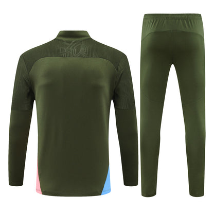 Buzo Completo Manchester City Diseño Verde Oscuro