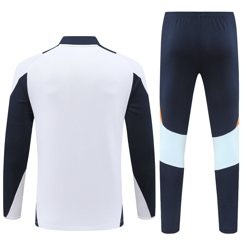 Buzo Completo Real Madrid Blanco Azul