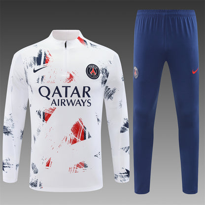 Buzo Completo PSG Diseño Blanco