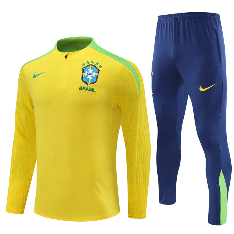 Buzo Completo Brasil Amarillo