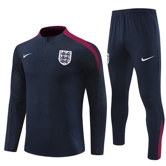 Buzo Completo Inglaterra Negro Burdeo