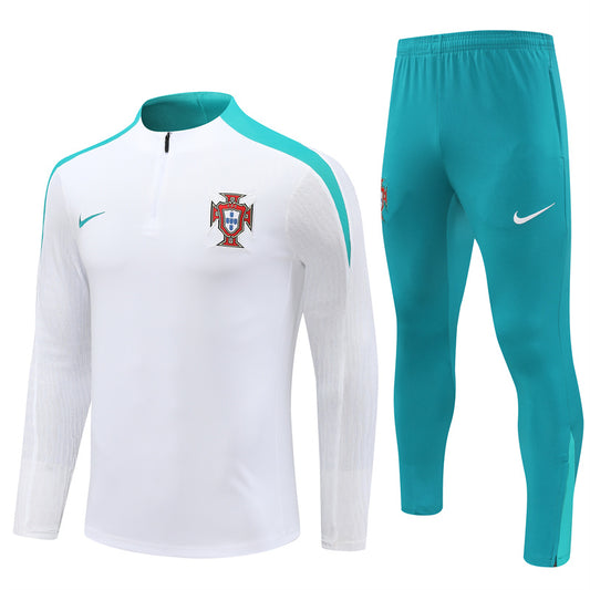 Buzo Completo Portugal Blanco Celeste