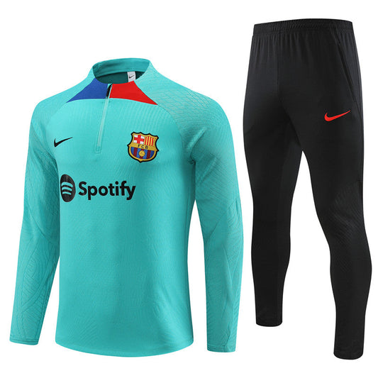 Buzo Completo FC Barcelona Celeste Negro