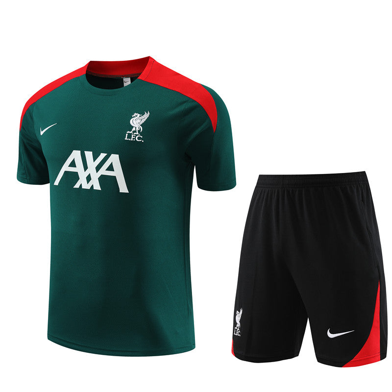 Liverpool Entrenamiento Kit Adulto Verde Rojo