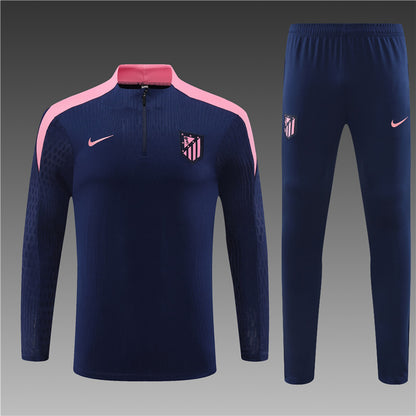 Buzo Completo Atlético de Madrid Azul Rosado