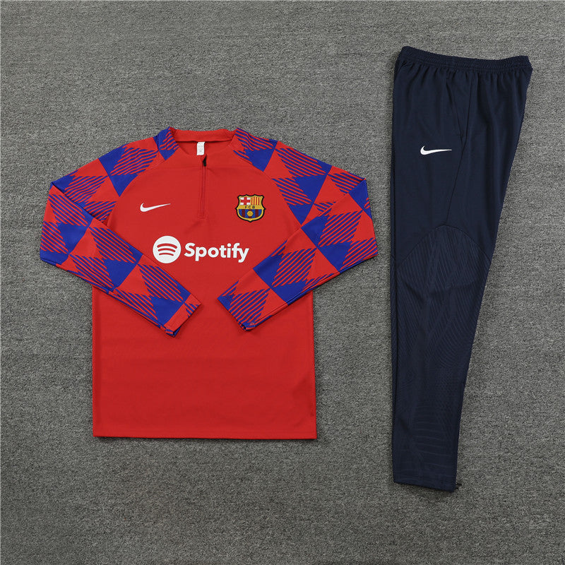 Buzo Completo FC Barcelona Rojo Azul