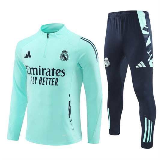 Buzo Completo Real Madrid Celeste con Cierre