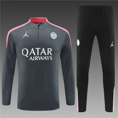 Buzo Completo PSG Gris Rosado