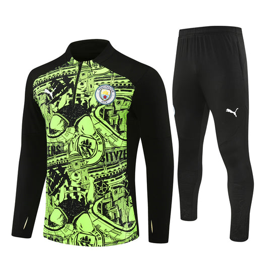 Buzo Completo Manchester City Diseño Verde