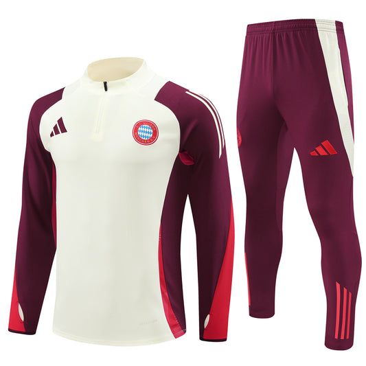 Buzo Completo Bayern Munich Blanco Burdeo
