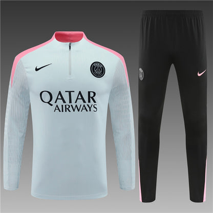 Buzo Completo PSG Blanco Rosado