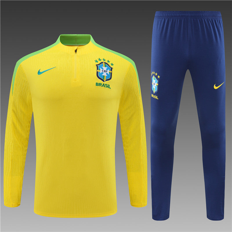 Buzo Completo Brasil Amarillo