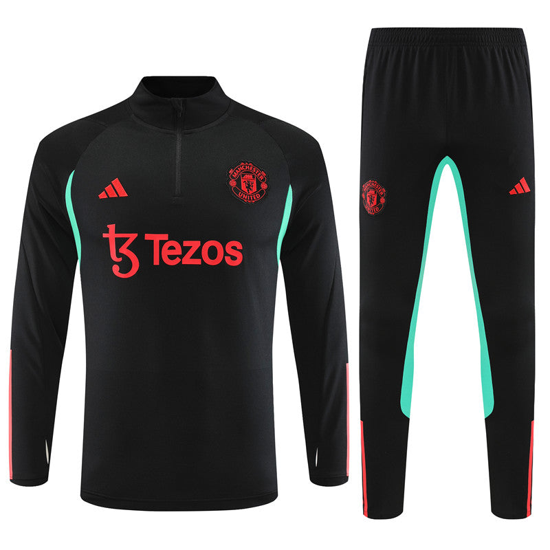 Buzo Completo Manchester United Negro