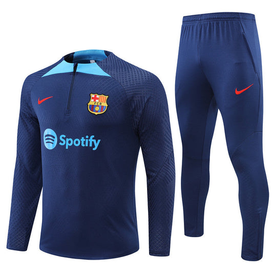 Buzo Completo FC Barcelona Azul Celeste