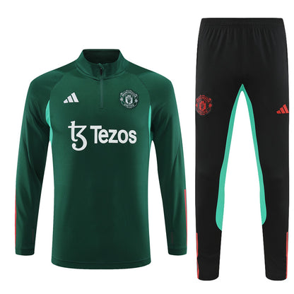 Buzo Completo Manchester United Verde Oscuro