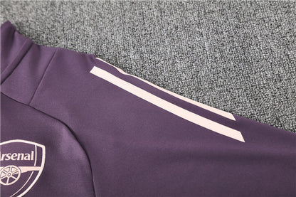 Buzo Completo con Cierre Arsenal Morado Rosado