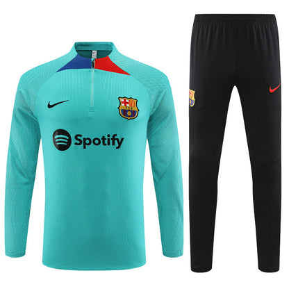 Buzo Completo FC Barcelona Celeste Negro