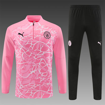 Buzo Completo Manchester City Rosado