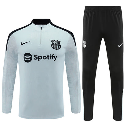 Buzo Completo FC Barcelona Blanco Negro