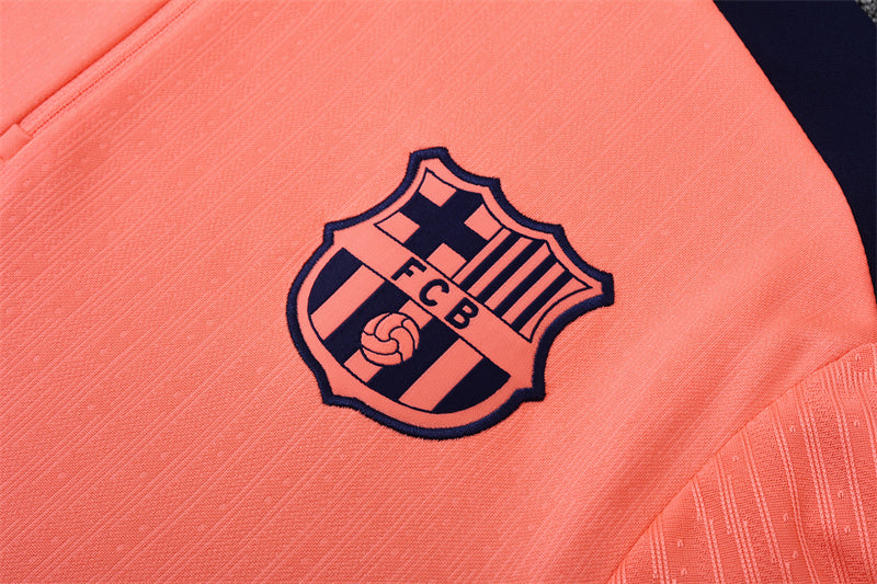 Buzo Completo FC Barcelona Rosado Azul