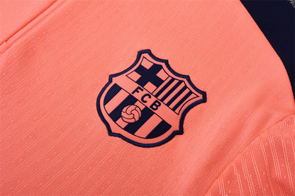 Buzo Completo FC Barcelona Rosado Azul