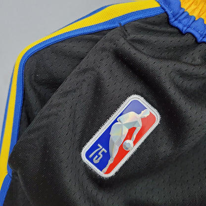 Golden State Warriors City Edition Shorts Negros