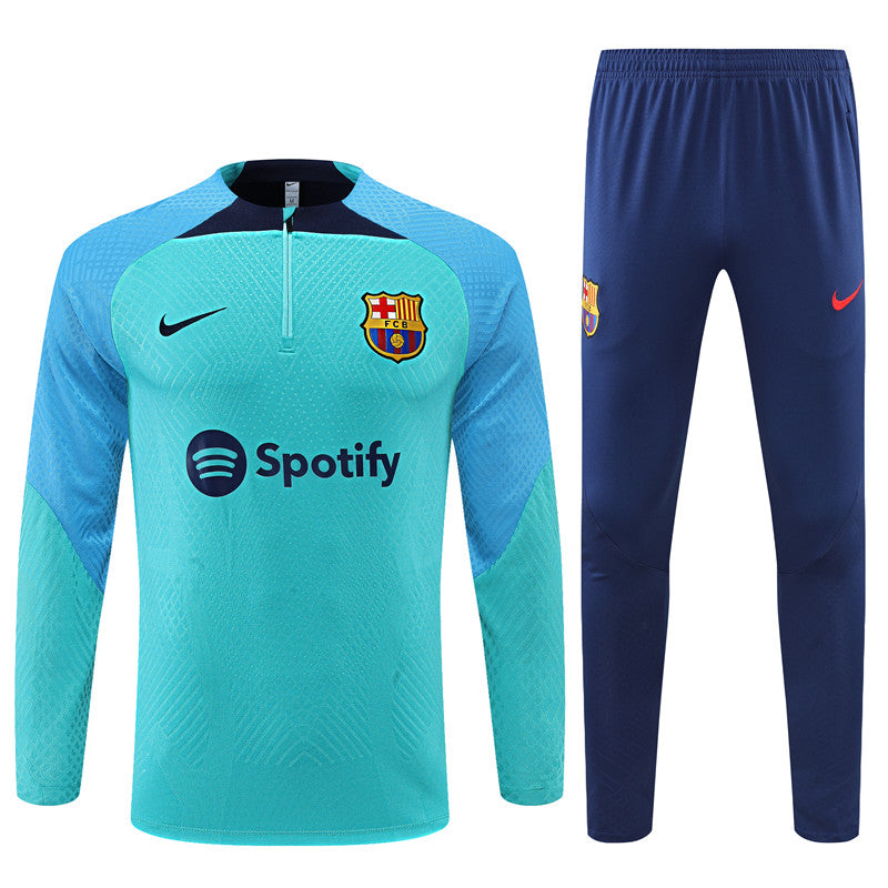 Buzo Completo FC Barcelona Celeste Azul Marino La Roja Camisetas