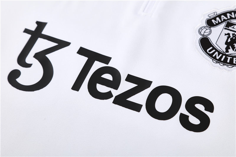 Buzo Completo Manchester United Blanco Burdeo