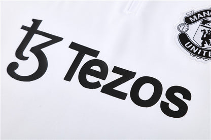 Buzo Completo Manchester United Blanco Burdeo