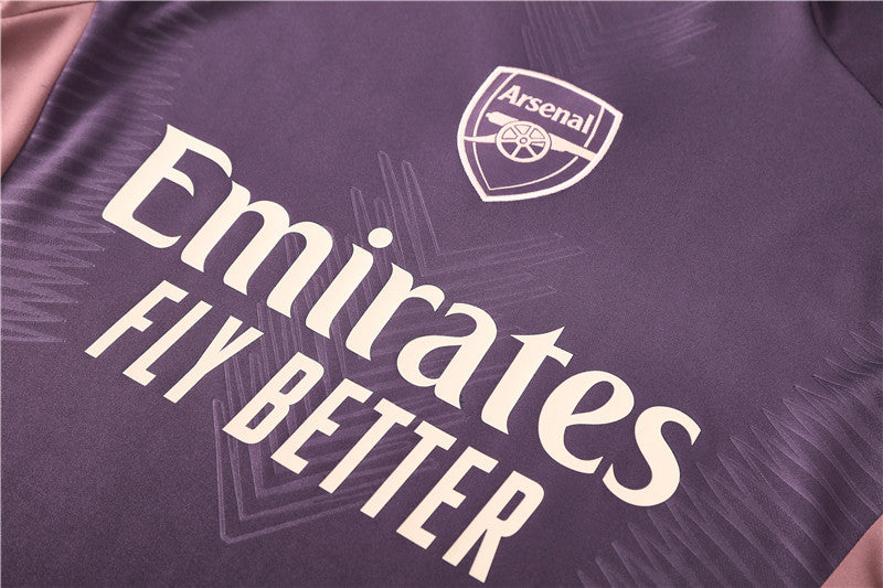 Buzo Completo Arsenal Morado Rosado