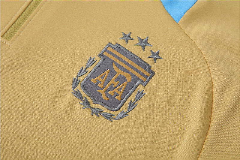 Buzo Completo Argentina Dorado