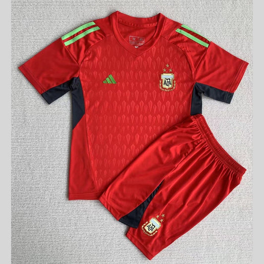 Argentina Kit Niños Portero Naranjo 2022