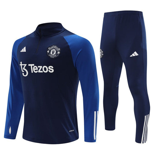 Buzo Completo Manchester United Azul